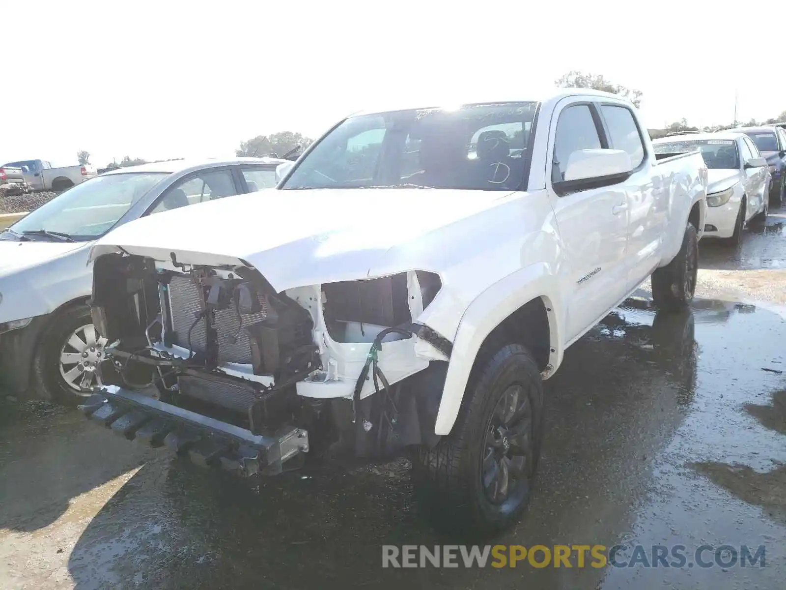 2 Photograph of a damaged car 5TFDZ5BN1MX058161 TOYOTA TACOMA 2021