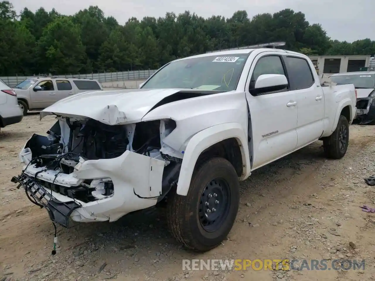 2 Photograph of a damaged car 5TFDZ5BN1MX058273 TOYOTA TACOMA 2021