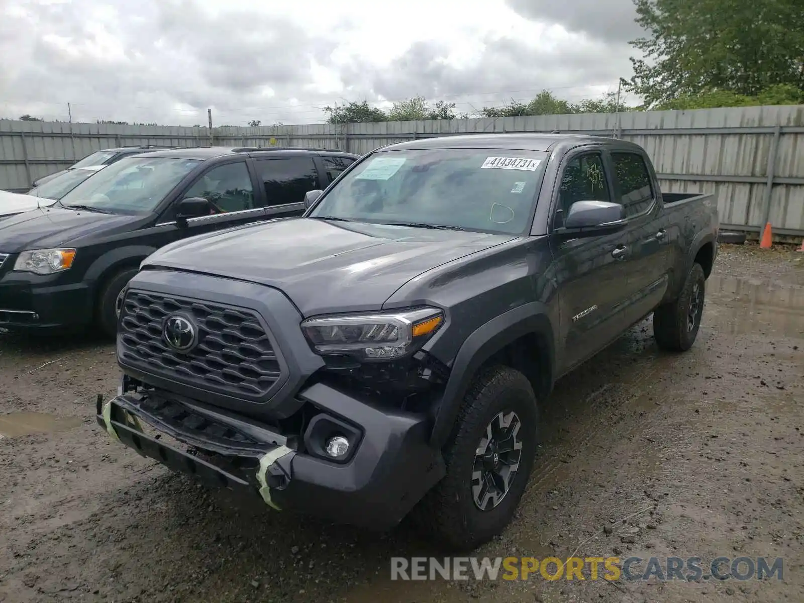 2 Photograph of a damaged car 5TFDZ5BN3MX057089 TOYOTA TACOMA 2021