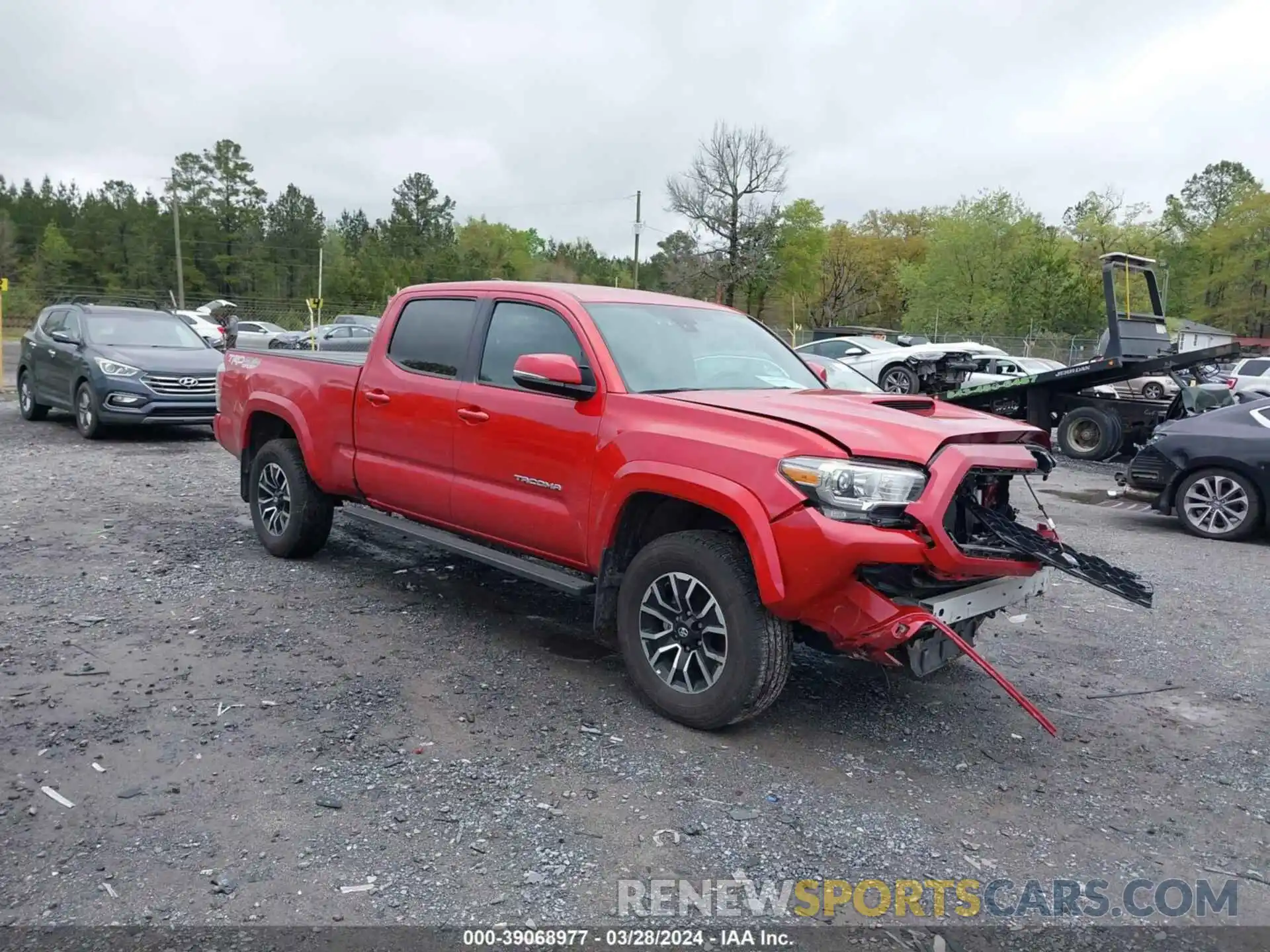 1 Photograph of a damaged car 5TFDZ5BN3MX058582 TOYOTA TACOMA 2021