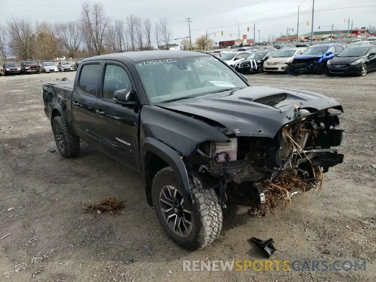 1 Photograph of a damaged car 5TFDZ5BN3MX060607 TOYOTA TACOMA 2021