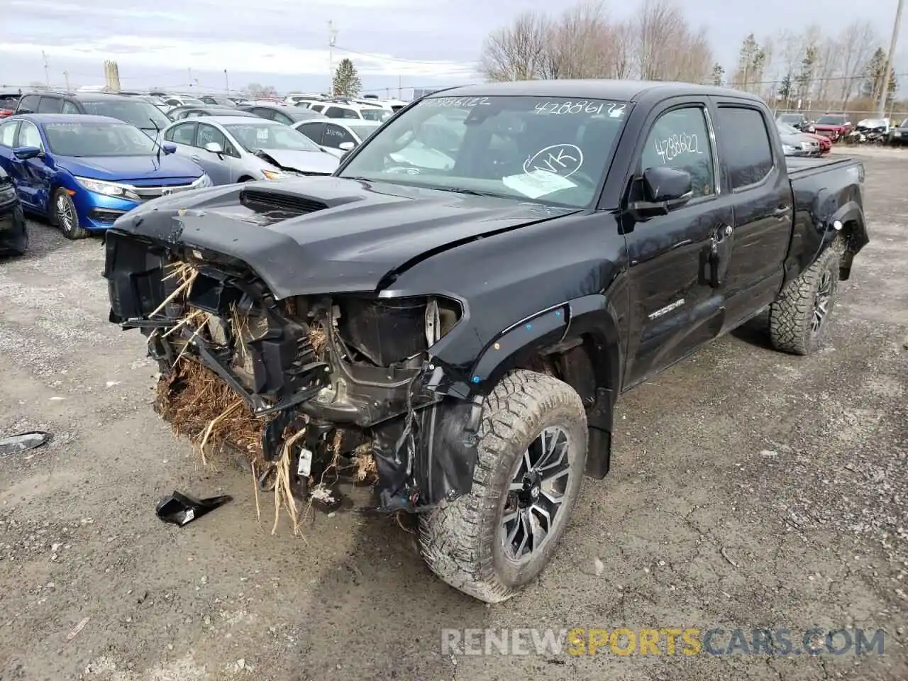 2 Photograph of a damaged car 5TFDZ5BN3MX060607 TOYOTA TACOMA 2021