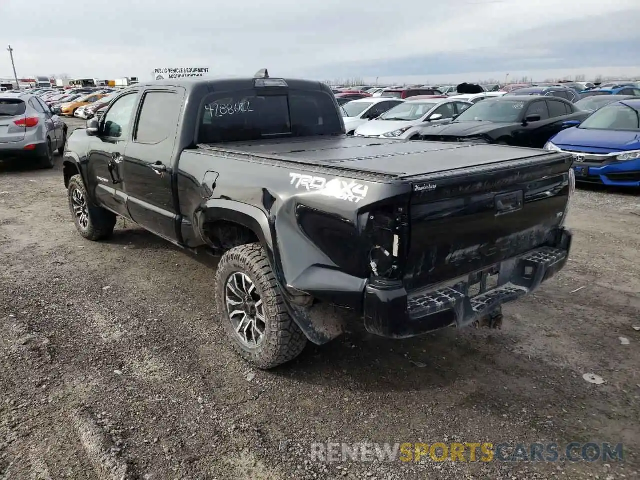 3 Photograph of a damaged car 5TFDZ5BN3MX060607 TOYOTA TACOMA 2021