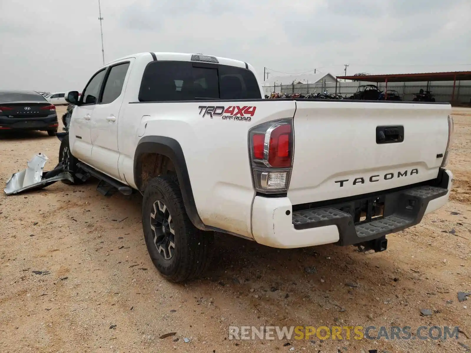 3 Photograph of a damaged car 5TFDZ5BN4MX058364 TOYOTA TACOMA 2021