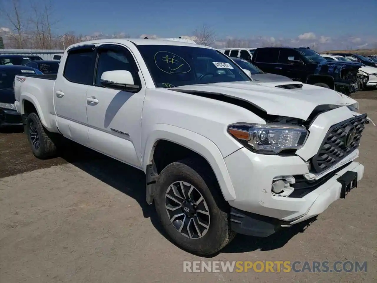 1 Photograph of a damaged car 5TFDZ5BN4MX062883 TOYOTA TACOMA 2021