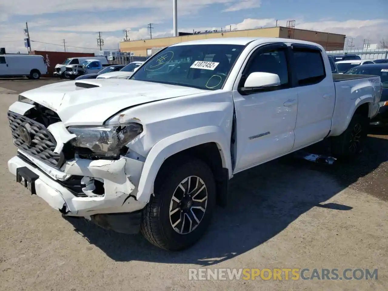 2 Photograph of a damaged car 5TFDZ5BN4MX062883 TOYOTA TACOMA 2021