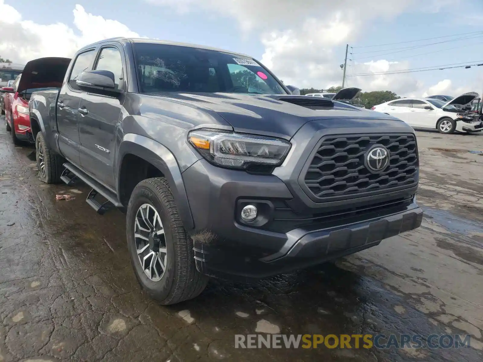 1 Photograph of a damaged car 5TFDZ5BN7MX056009 TOYOTA TACOMA 2021