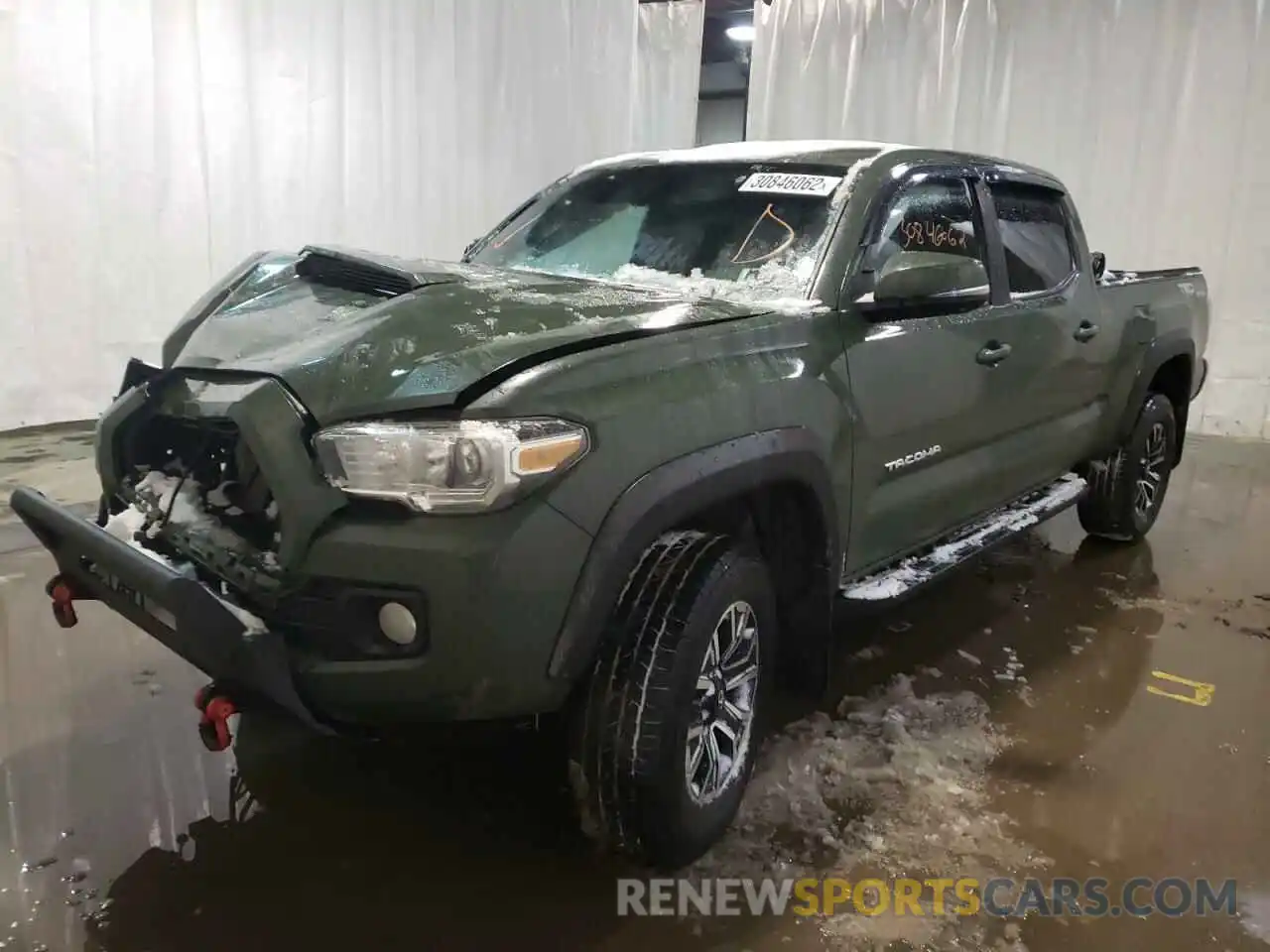 2 Photograph of a damaged car 5TFDZ5BN8MX056682 TOYOTA TACOMA 2021