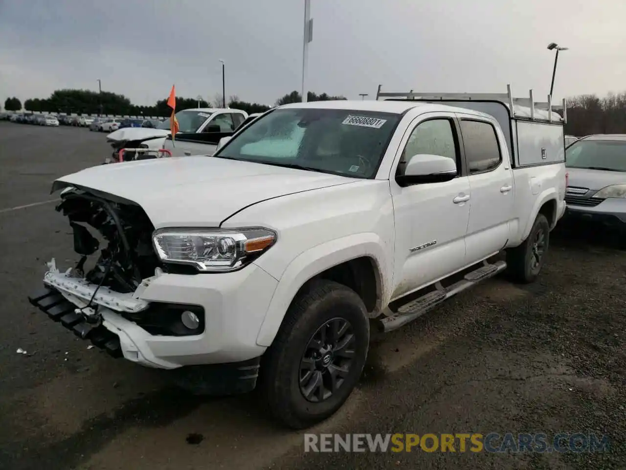 2 Photograph of a damaged car 5TFDZ5BN8MX058769 TOYOTA TACOMA 2021