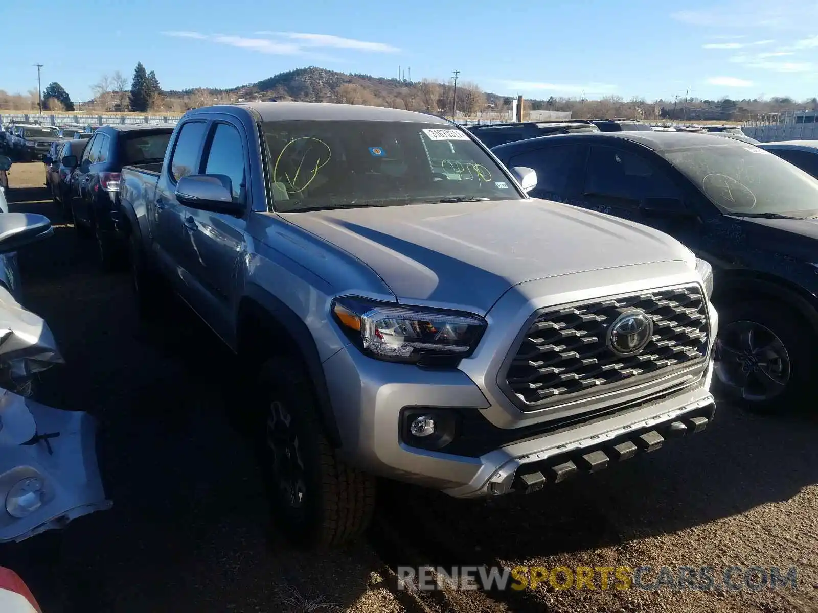 1 Photograph of a damaged car 5TFDZ5BN9MX056027 TOYOTA TACOMA 2021