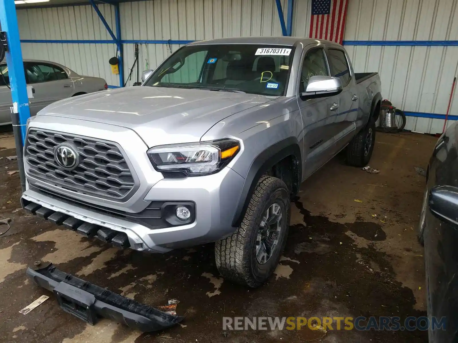 2 Фотография поврежденного автомобиля 5TFDZ5BN9MX056027 TOYOTA TACOMA 2021