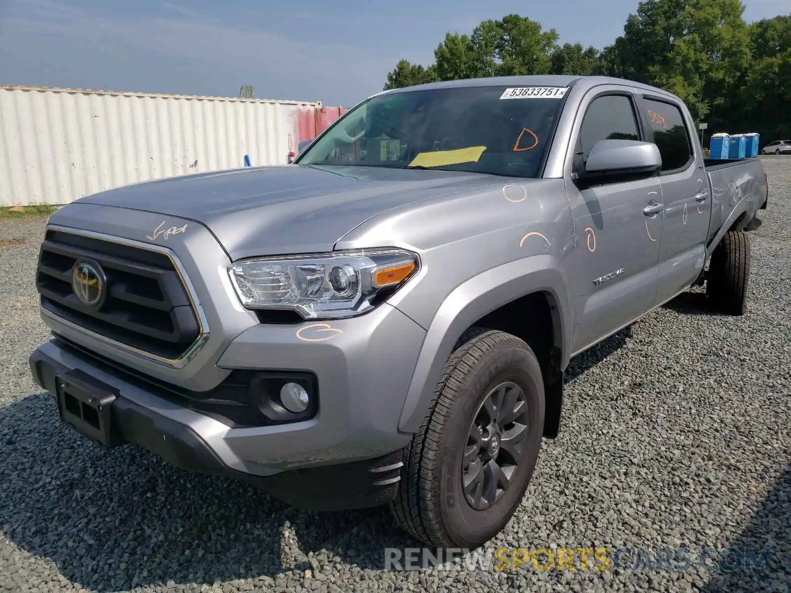 2 Photograph of a damaged car 5TFDZ5BN9MX059557 TOYOTA TACOMA 2021