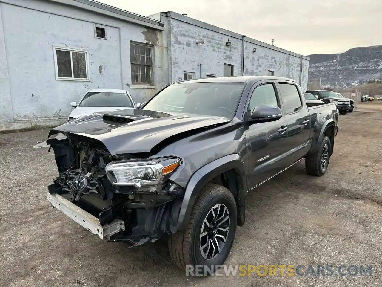 1 Photograph of a damaged car 5TFDZ5BN9MX064757 TOYOTA TACOMA 2021