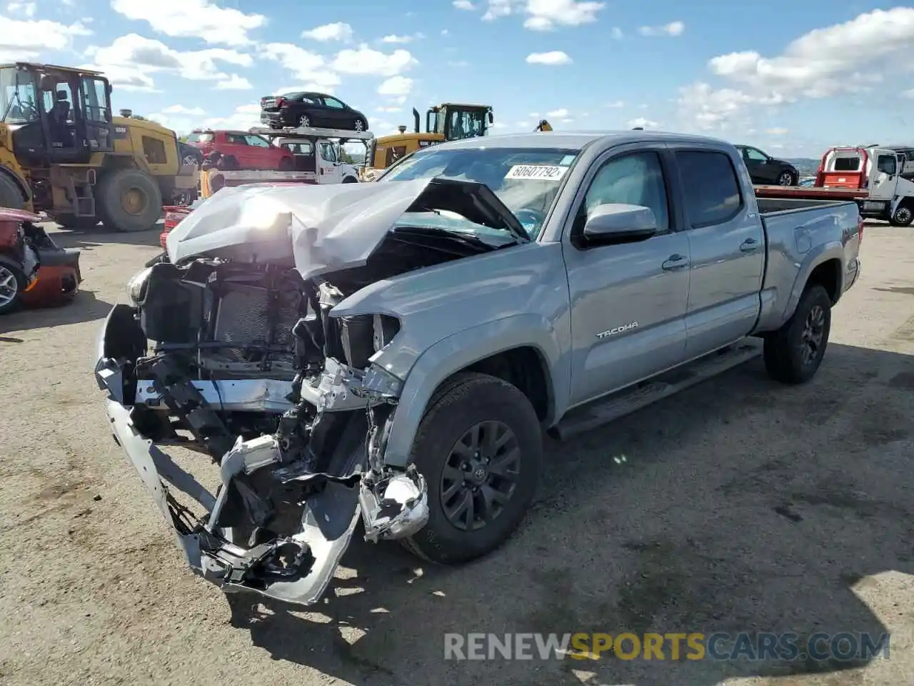 2 Photograph of a damaged car 5TFDZ5BN9MX066315 TOYOTA TACOMA 2021