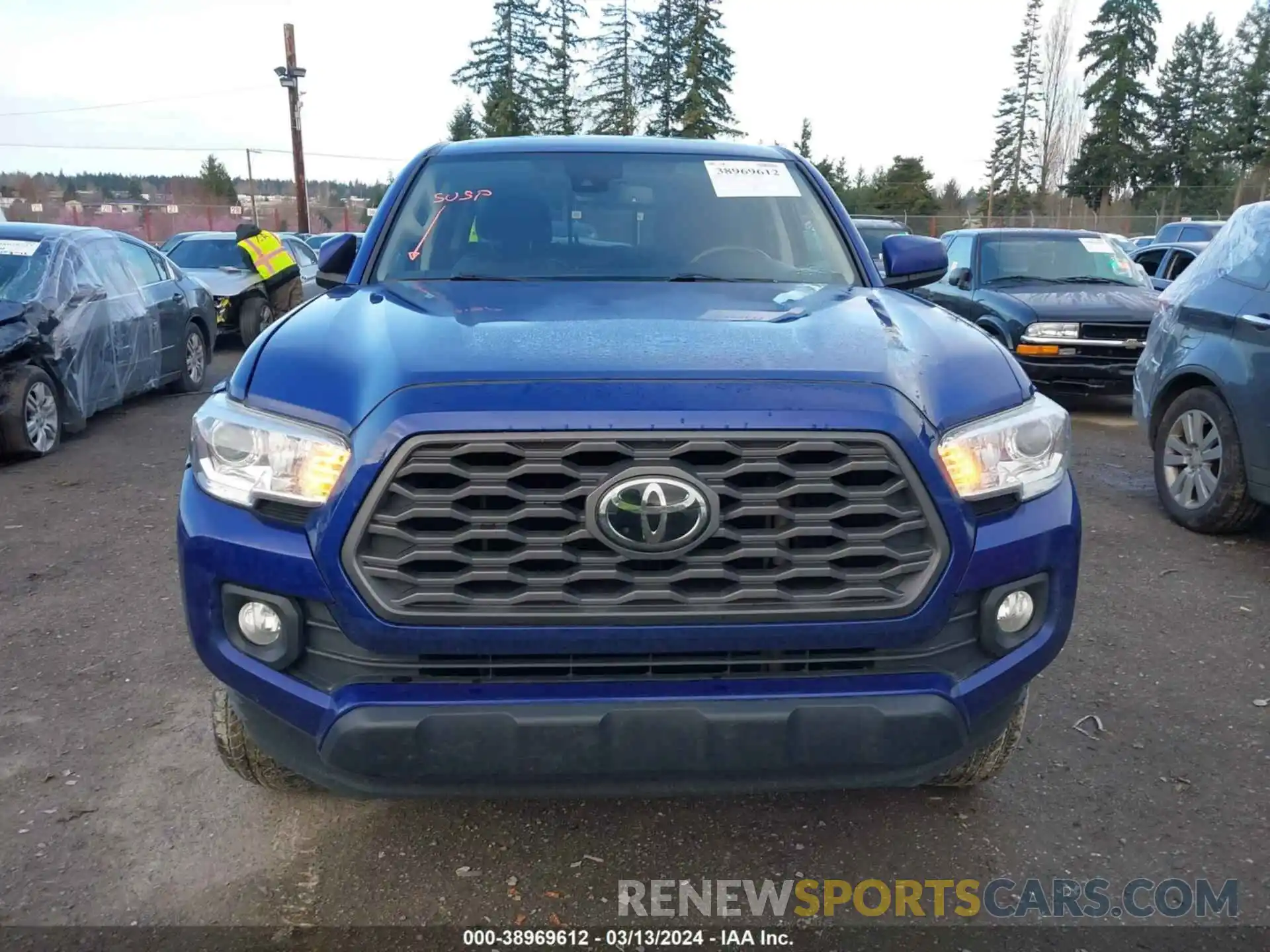 12 Photograph of a damaged car 3TMAZ5CN0NM163220 TOYOTA TACOMA 2022