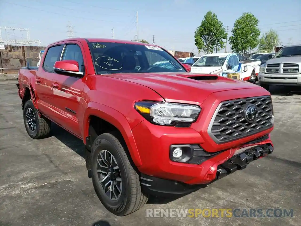 1 Photograph of a damaged car 3TMAZ5CN0NM177182 TOYOTA TACOMA 2022