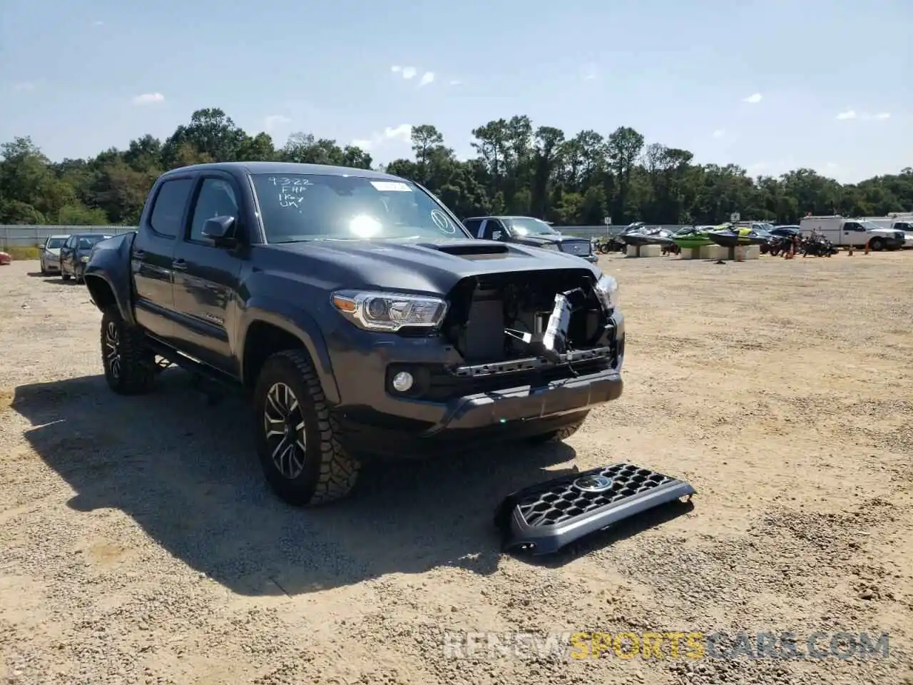 1 Photograph of a damaged car 3TMAZ5CN0NM186643 TOYOTA TACOMA 2022