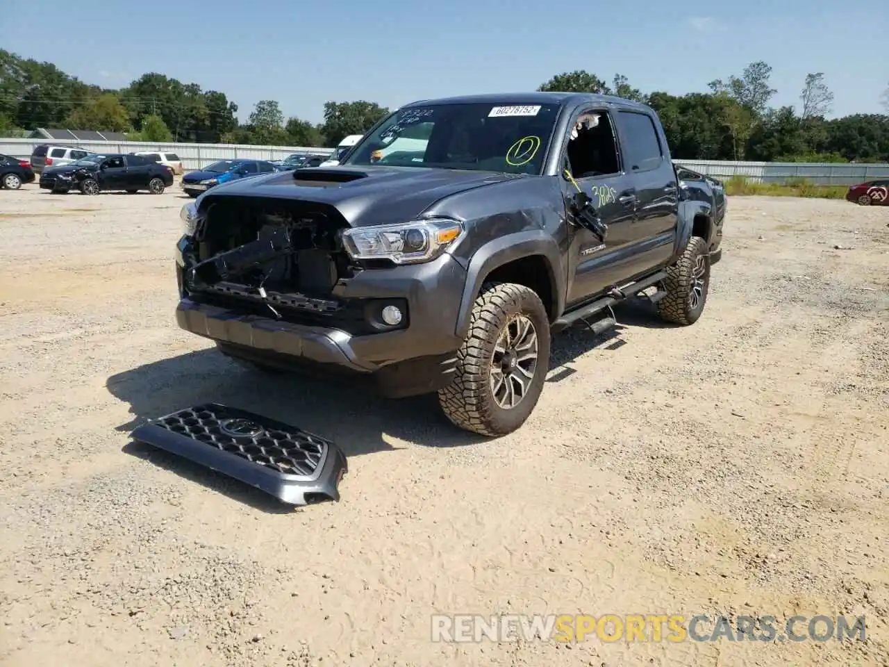 2 Photograph of a damaged car 3TMAZ5CN0NM186643 TOYOTA TACOMA 2022