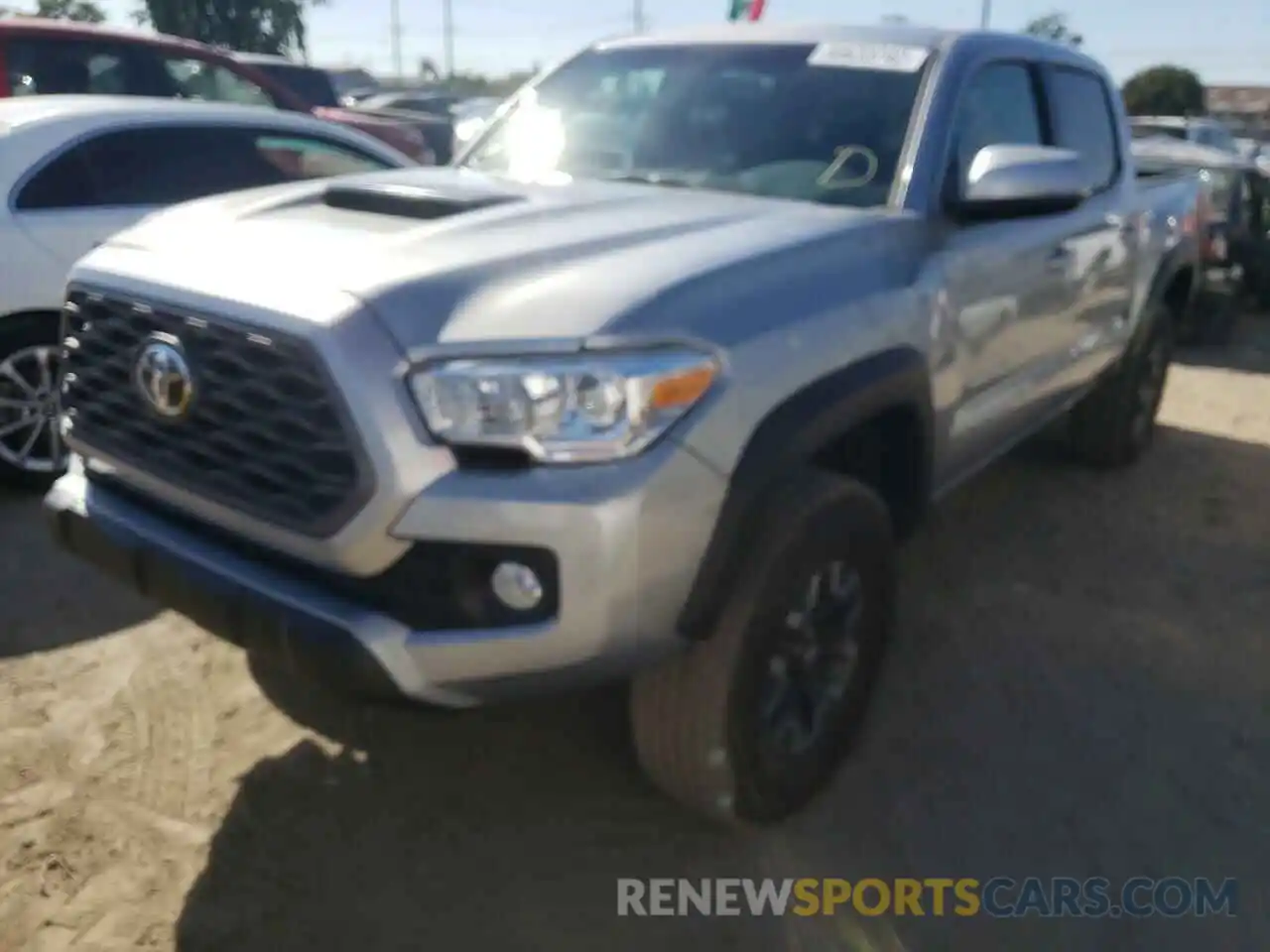 2 Photograph of a damaged car 3TMAZ5CN1NM163775 TOYOTA TACOMA 2022