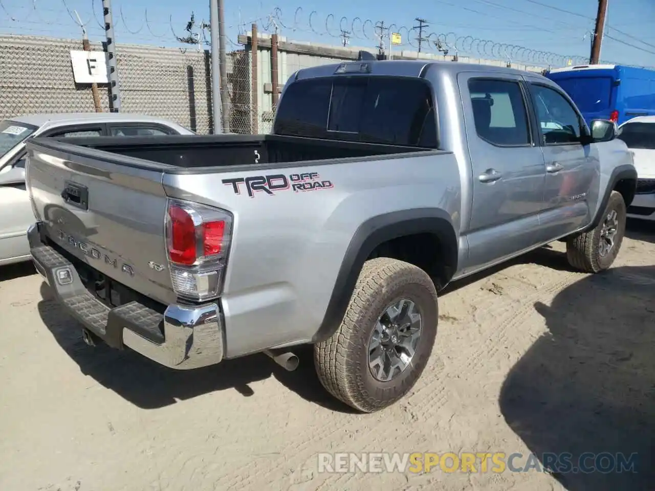 4 Фотография поврежденного автомобиля 3TMAZ5CN1NM163775 TOYOTA TACOMA 2022