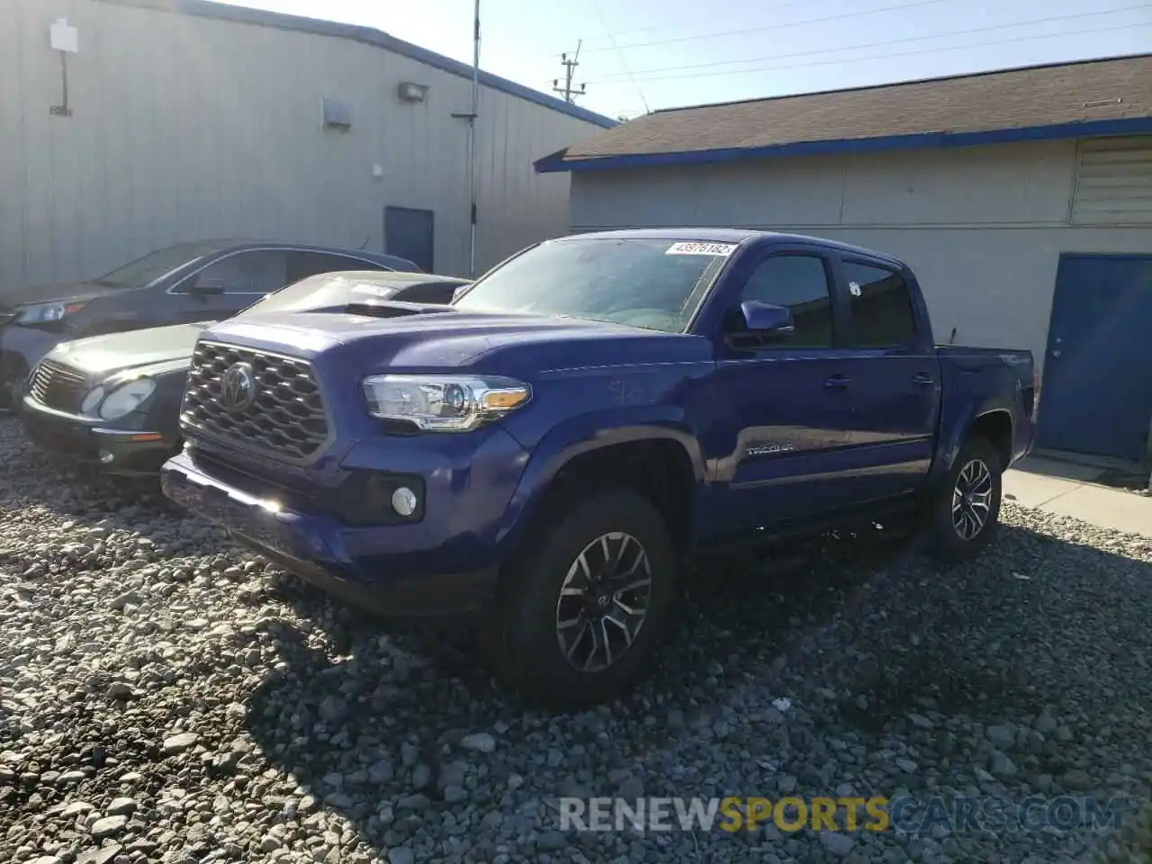 2 Photograph of a damaged car 3TMAZ5CN1NM165980 TOYOTA TACOMA 2022