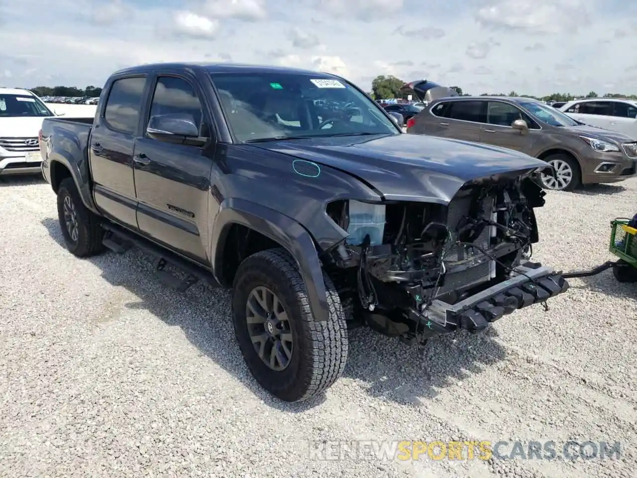 1 Photograph of a damaged car 3TMAZ5CN1NM180480 TOYOTA TACOMA 2022