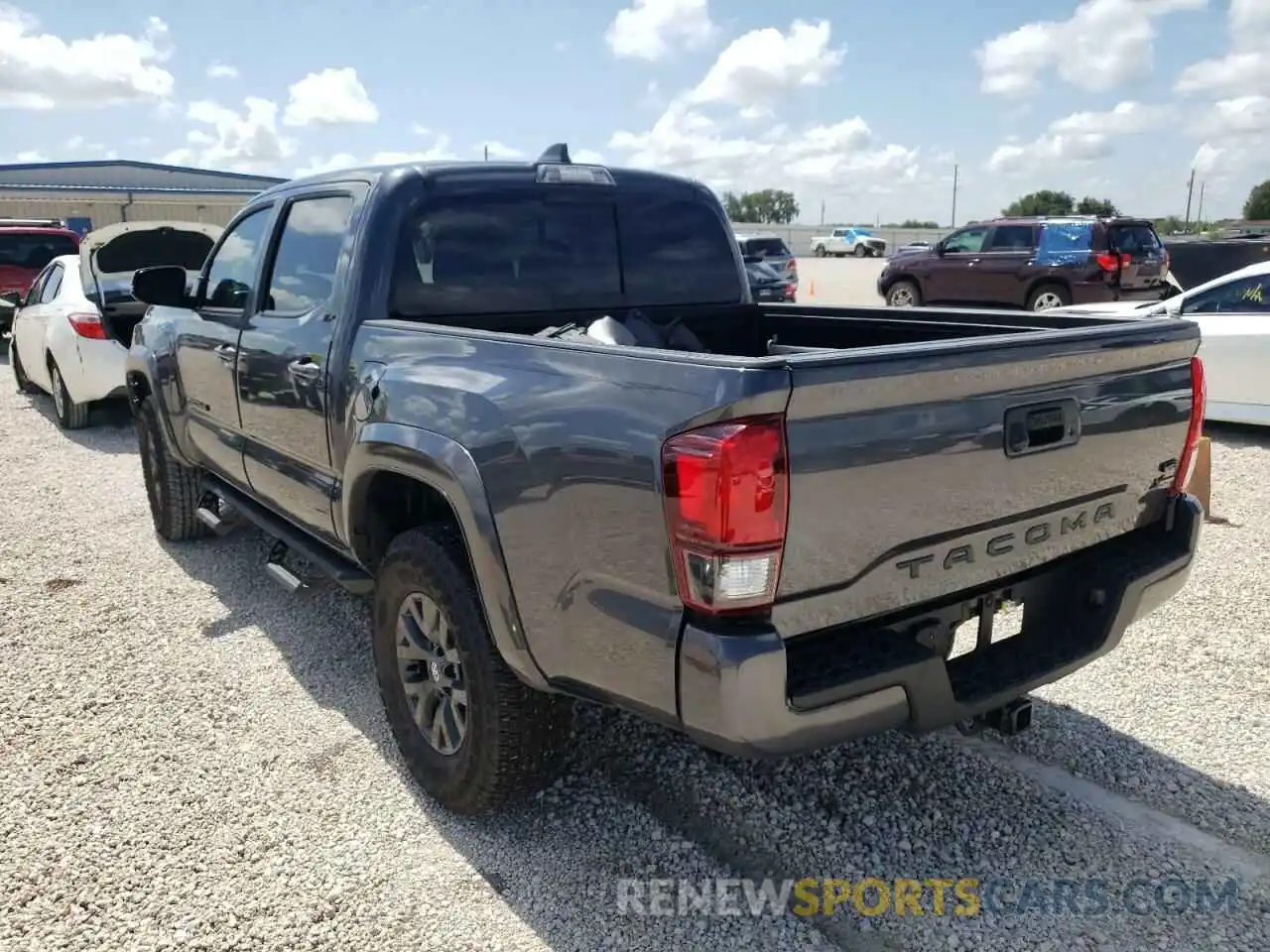 3 Photograph of a damaged car 3TMAZ5CN1NM180480 TOYOTA TACOMA 2022