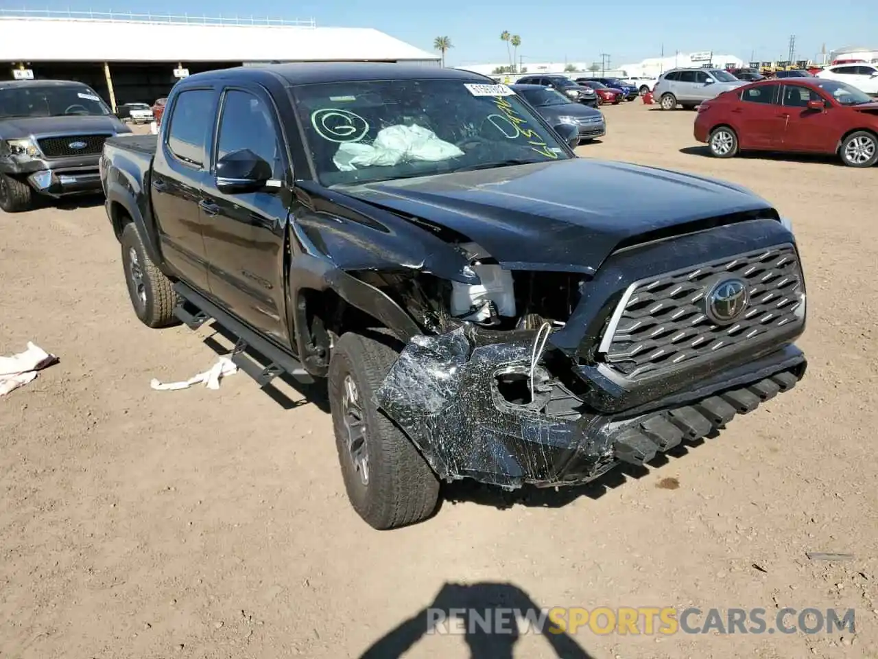 1 Photograph of a damaged car 3TMAZ5CN1NM184321 TOYOTA TACOMA 2022