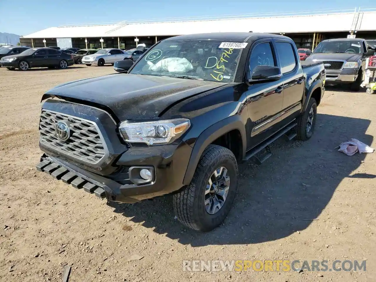 2 Photograph of a damaged car 3TMAZ5CN1NM184321 TOYOTA TACOMA 2022