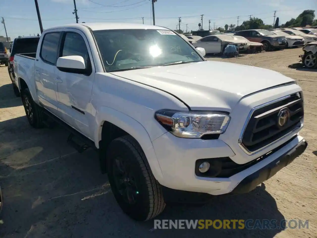 1 Photograph of a damaged car 3TMAZ5CN2NM173991 TOYOTA TACOMA 2022