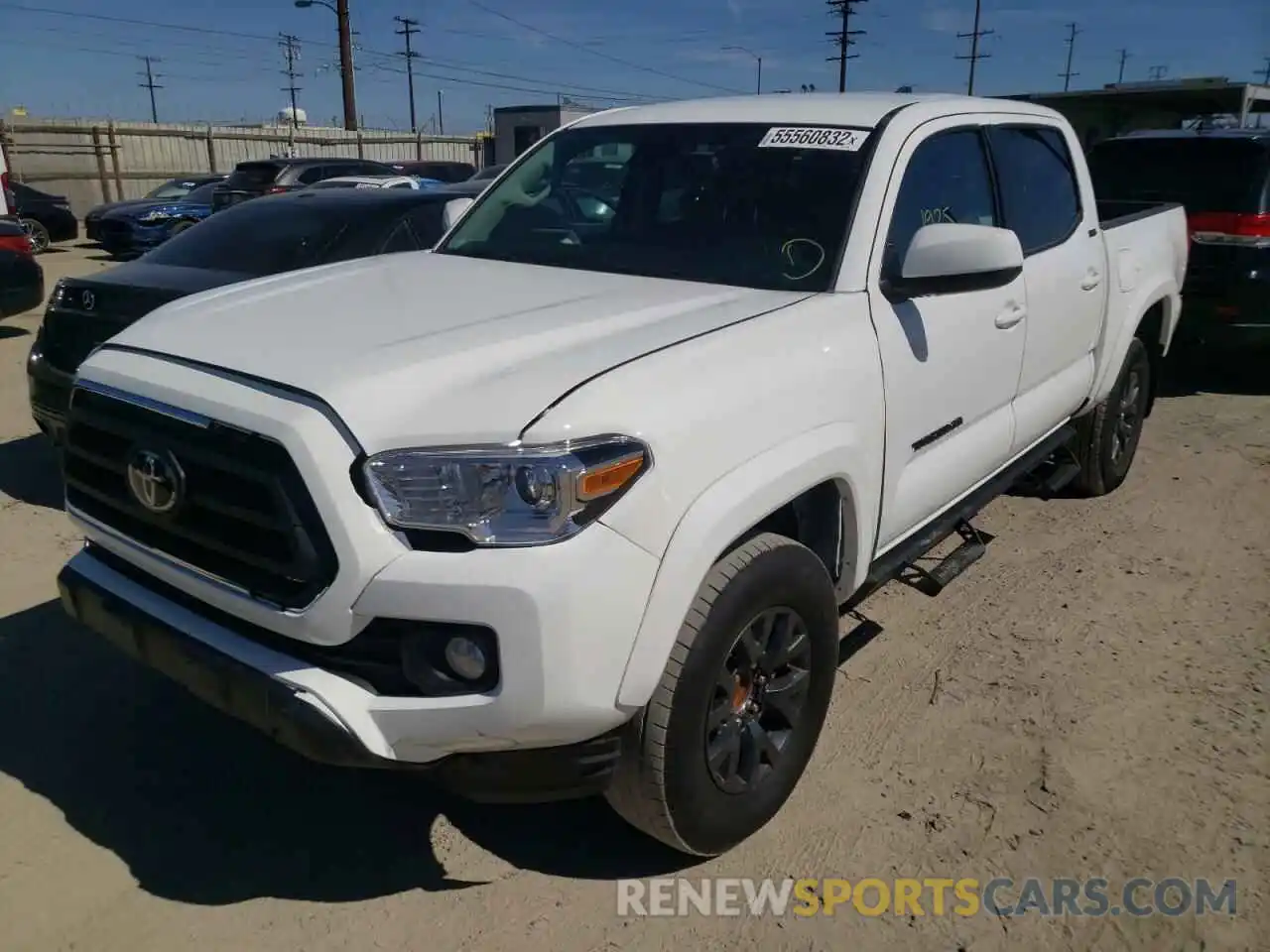 2 Photograph of a damaged car 3TMAZ5CN2NM173991 TOYOTA TACOMA 2022