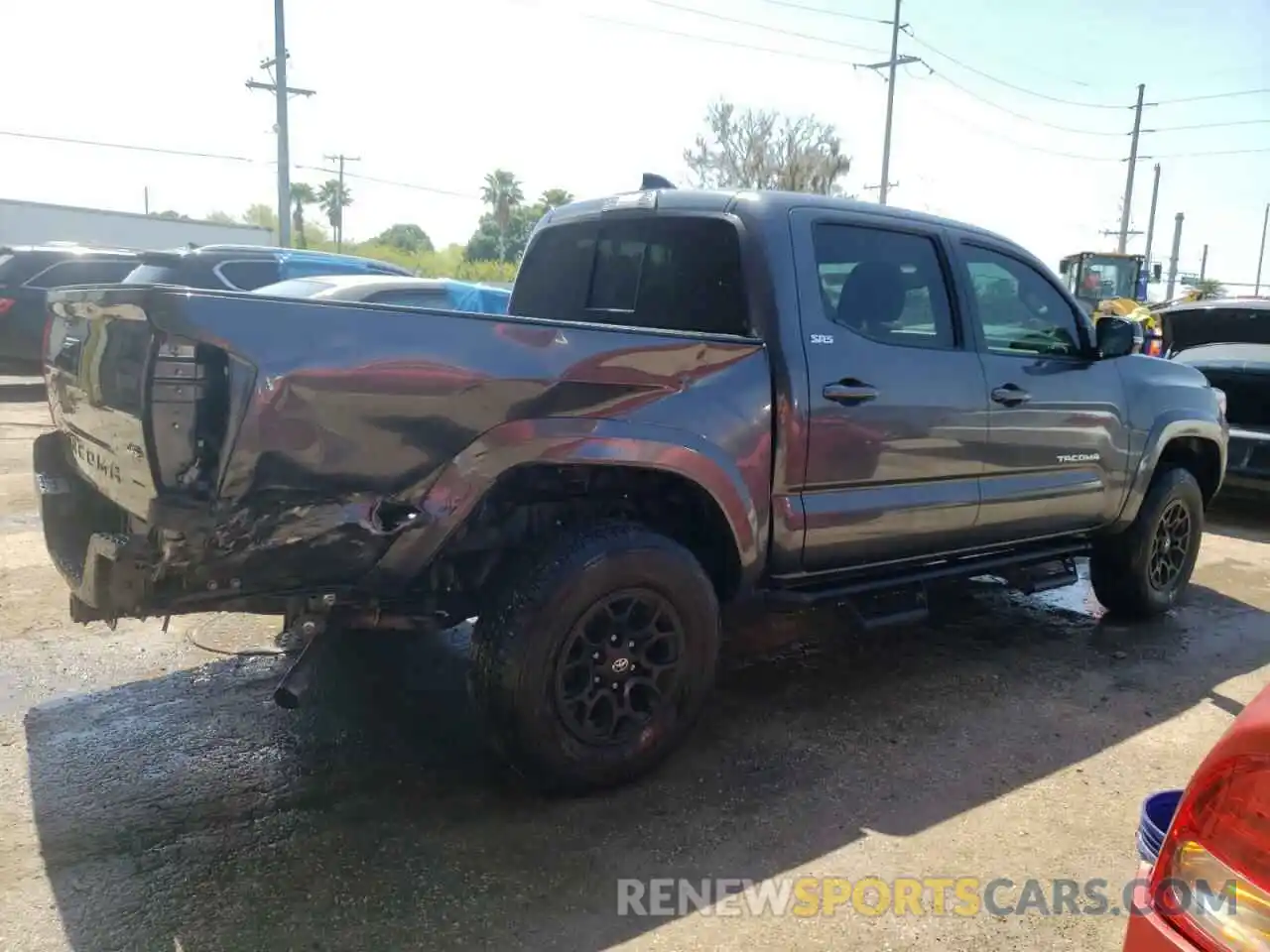 3 Photograph of a damaged car 3TMAZ5CN2NM187552 TOYOTA TACOMA 2022