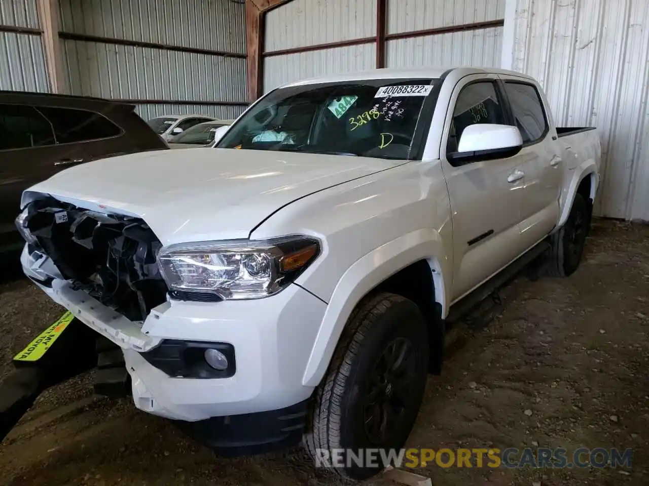 2 Photograph of a damaged car 3TMAZ5CN3NM169142 TOYOTA TACOMA 2022