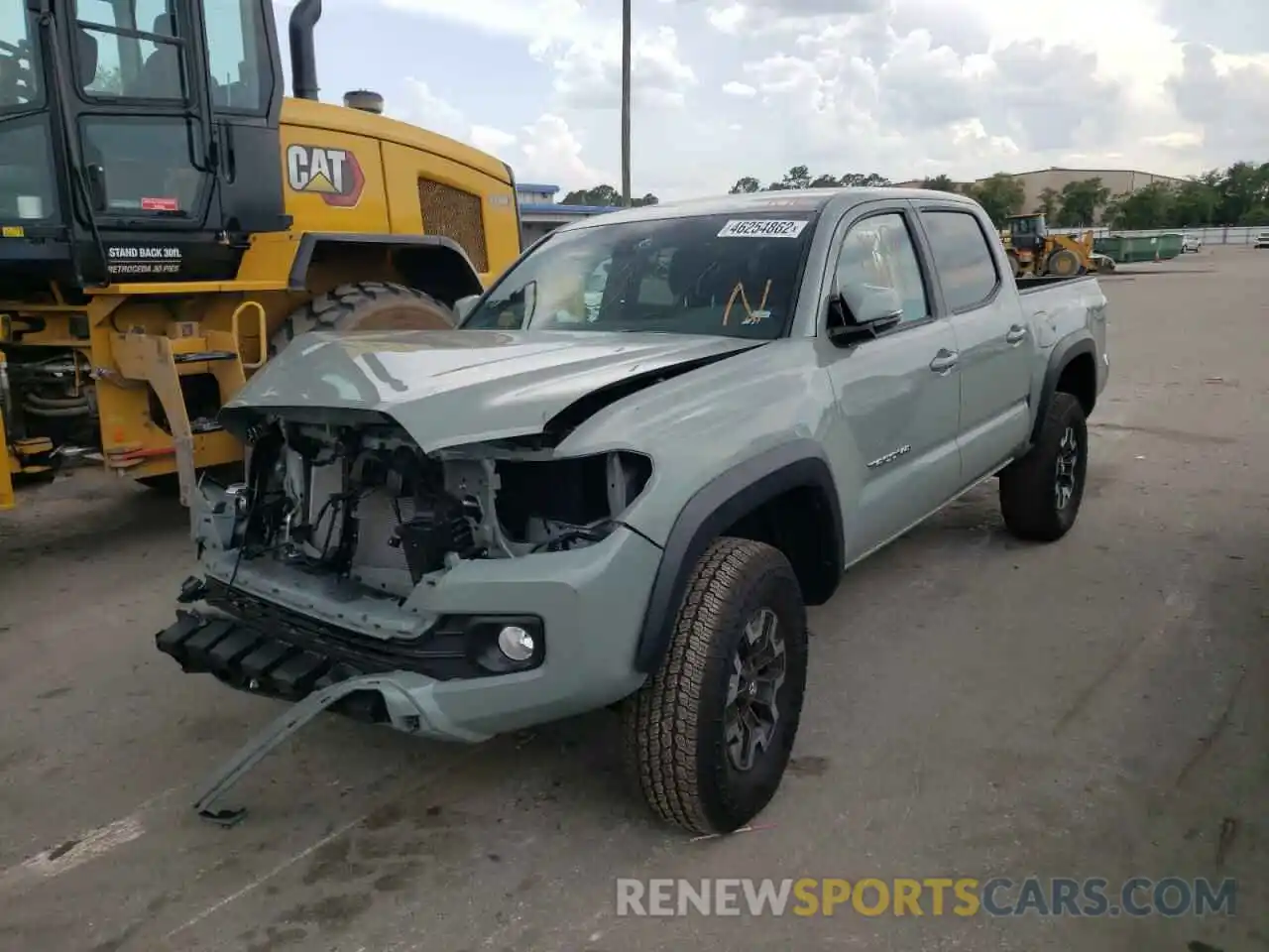 2 Photograph of a damaged car 3TMAZ5CN3NM171392 TOYOTA TACOMA 2022