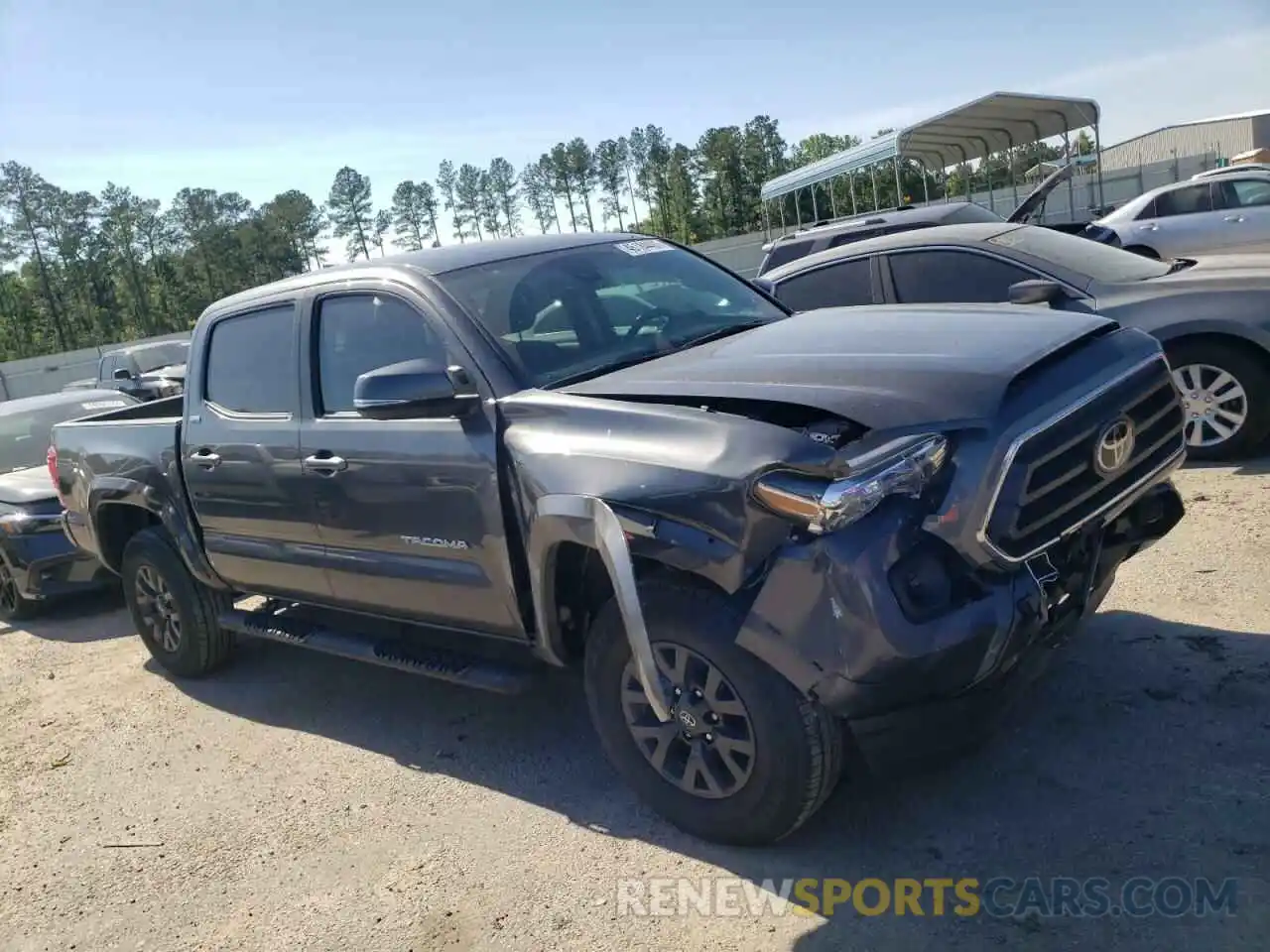 1 Photograph of a damaged car 3TMAZ5CN4NM161079 TOYOTA TACOMA 2022