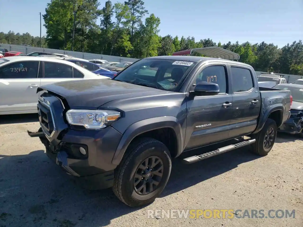 2 Photograph of a damaged car 3TMAZ5CN4NM161079 TOYOTA TACOMA 2022