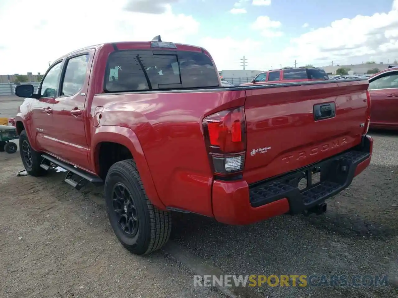 3 Photograph of a damaged car 3TMAZ5CN4NM163737 TOYOTA TACOMA 2022