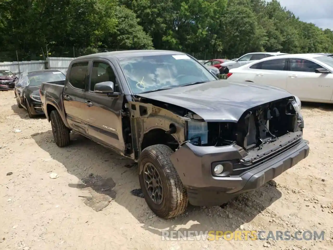 1 Photograph of a damaged car 3TMAZ5CN4NM165424 TOYOTA TACOMA 2022