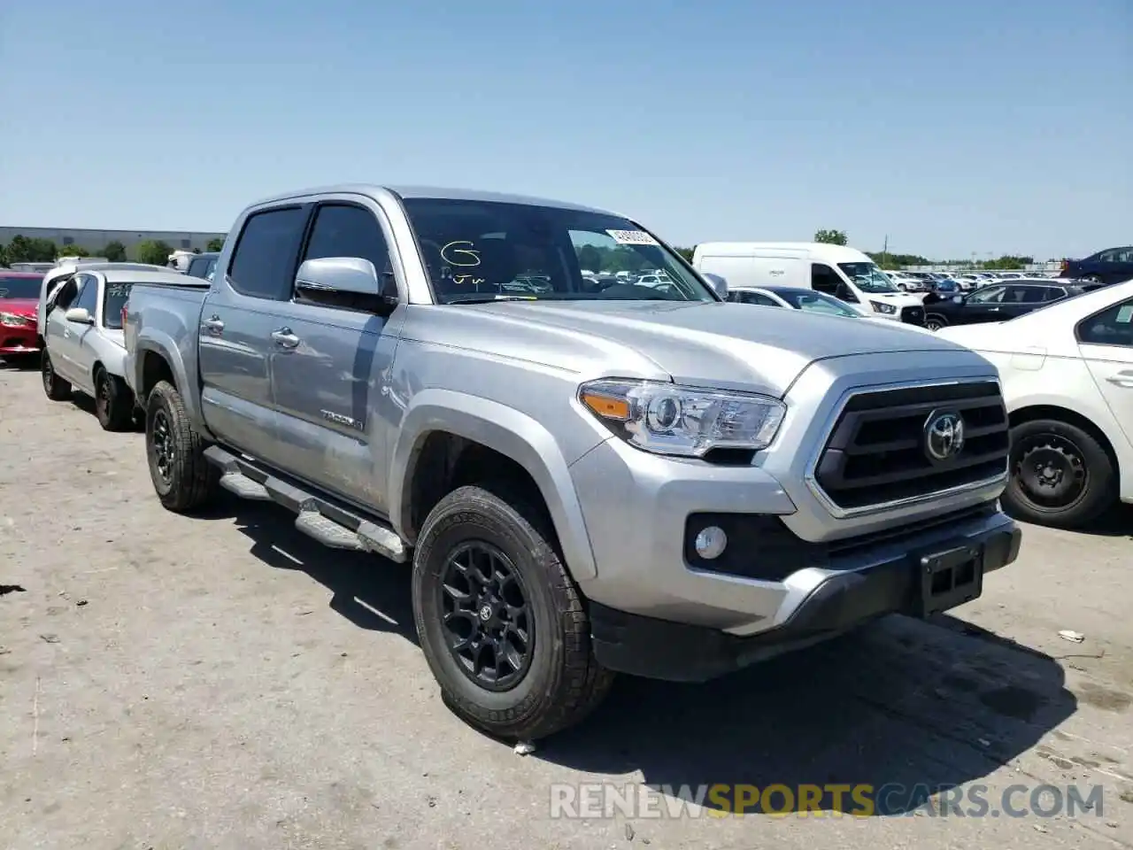 1 Photograph of a damaged car 3TMAZ5CN4NM166802 TOYOTA TACOMA 2022