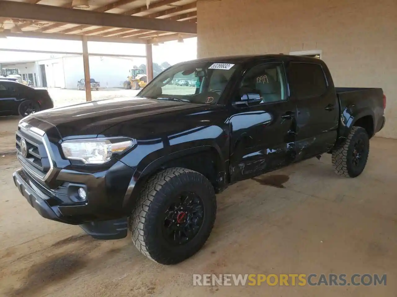 2 Photograph of a damaged car 3TMAZ5CN4NM167433 TOYOTA TACOMA 2022