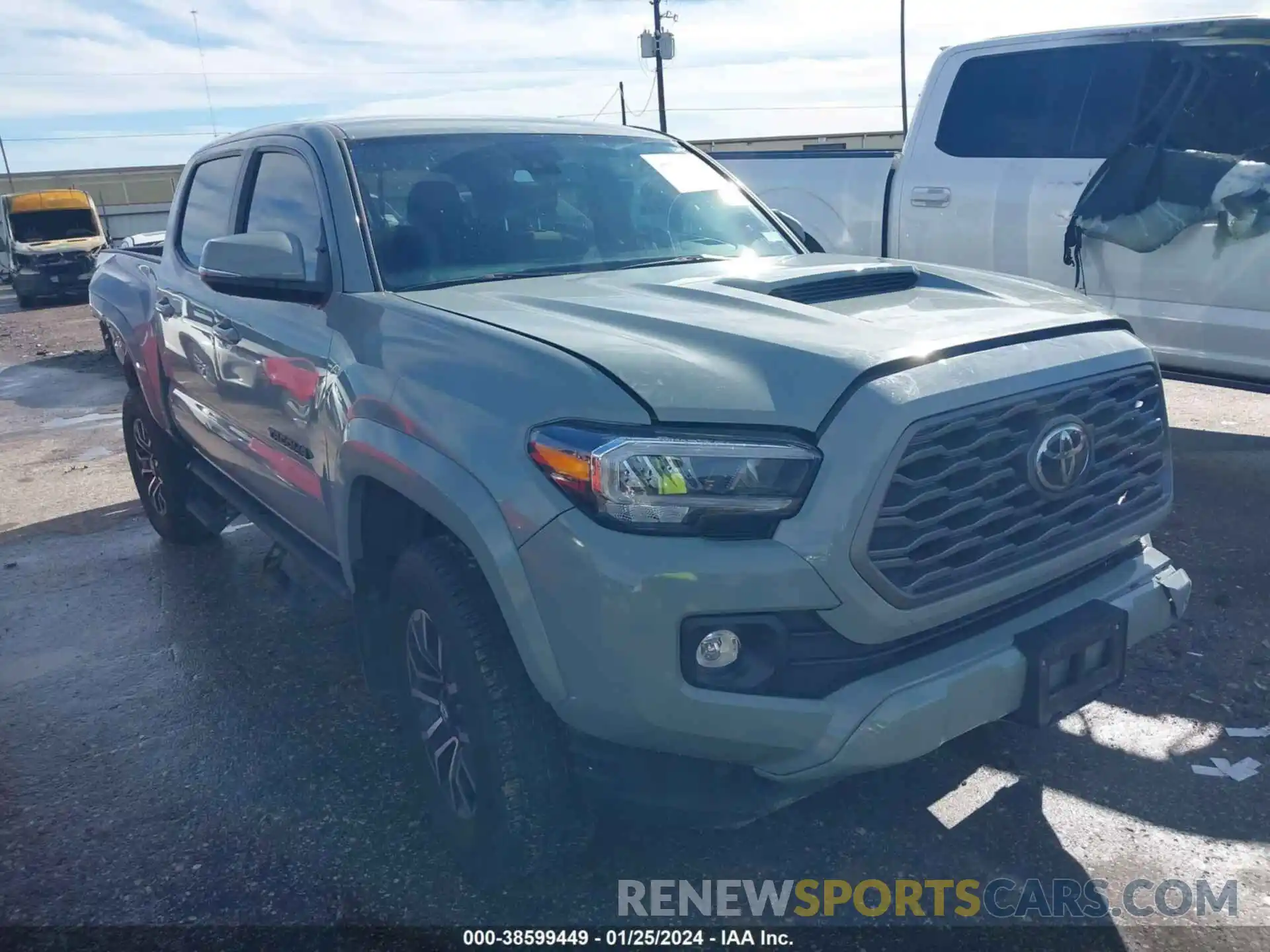 1 Photograph of a damaged car 3TMAZ5CN4NM186841 TOYOTA TACOMA 2022