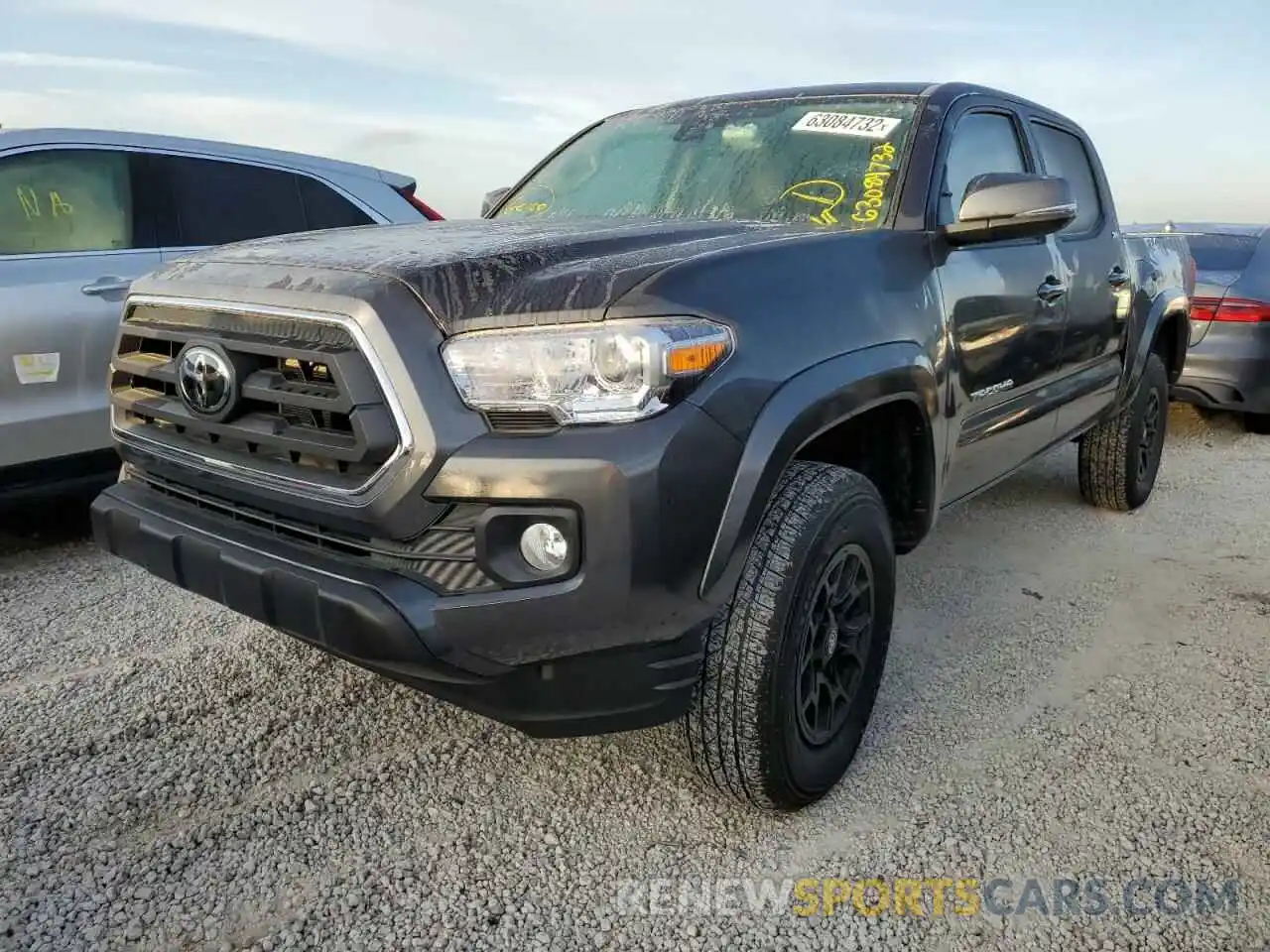 2 Photograph of a damaged car 3TMAZ5CN4NM186922 TOYOTA TACOMA 2022