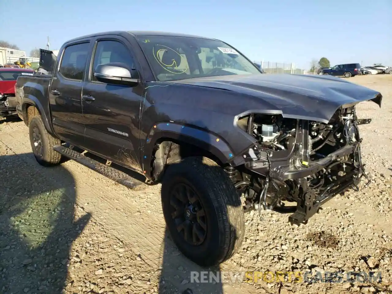 1 Photograph of a damaged car 3TMAZ5CN5NM168140 TOYOTA TACOMA 2022