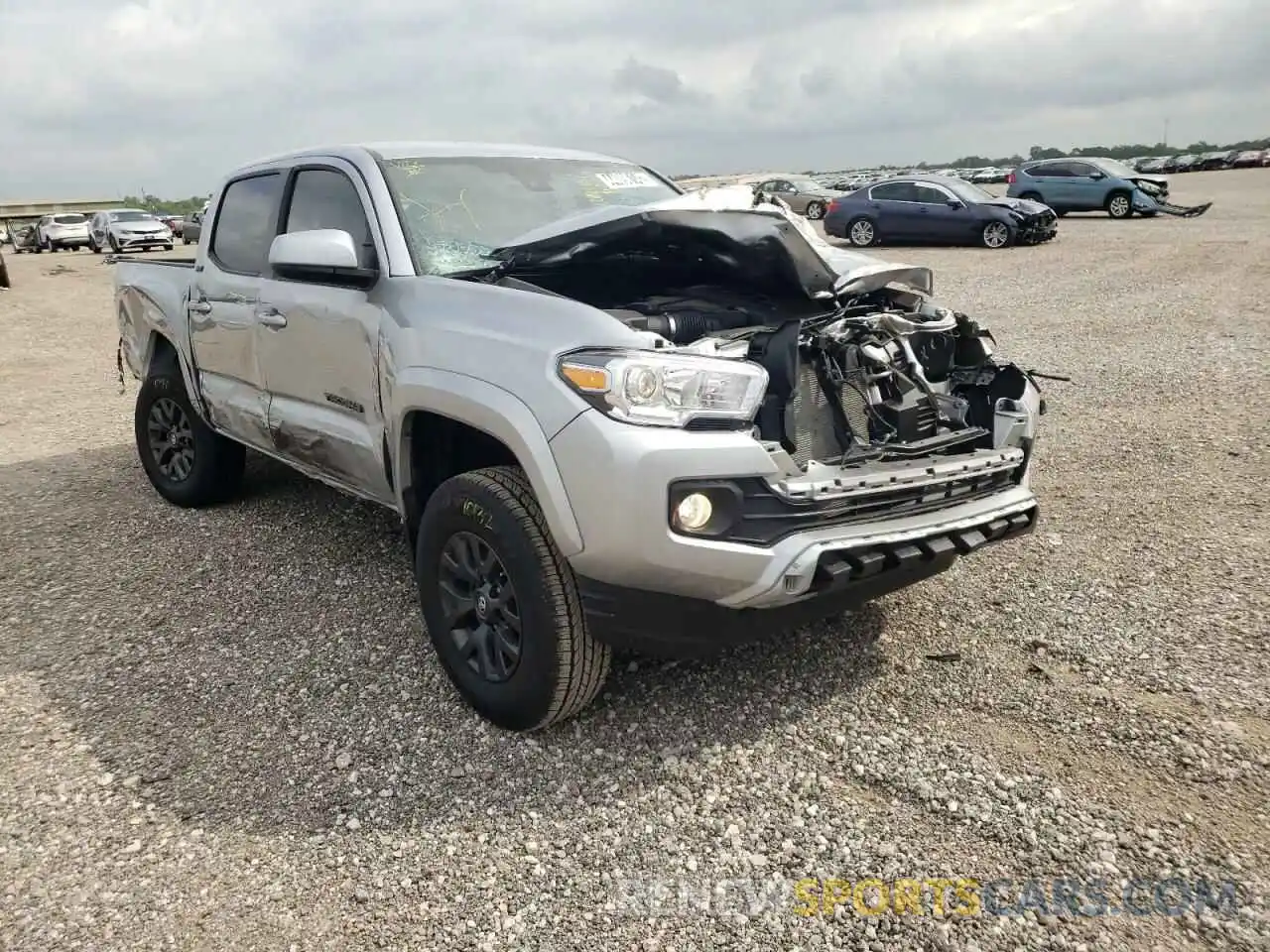 1 Photograph of a damaged car 3TMAZ5CN6NM162444 TOYOTA TACOMA 2022