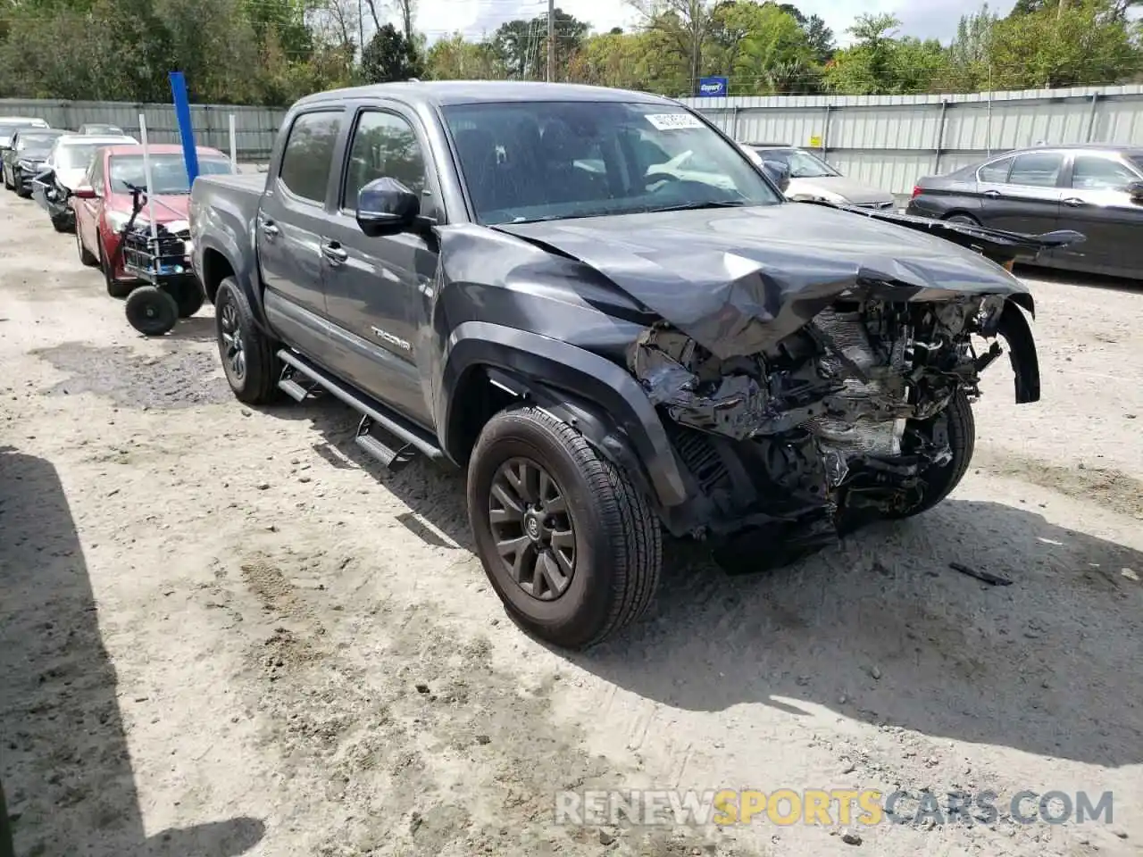 1 Photograph of a damaged car 3TMAZ5CN6NM165151 TOYOTA TACOMA 2022