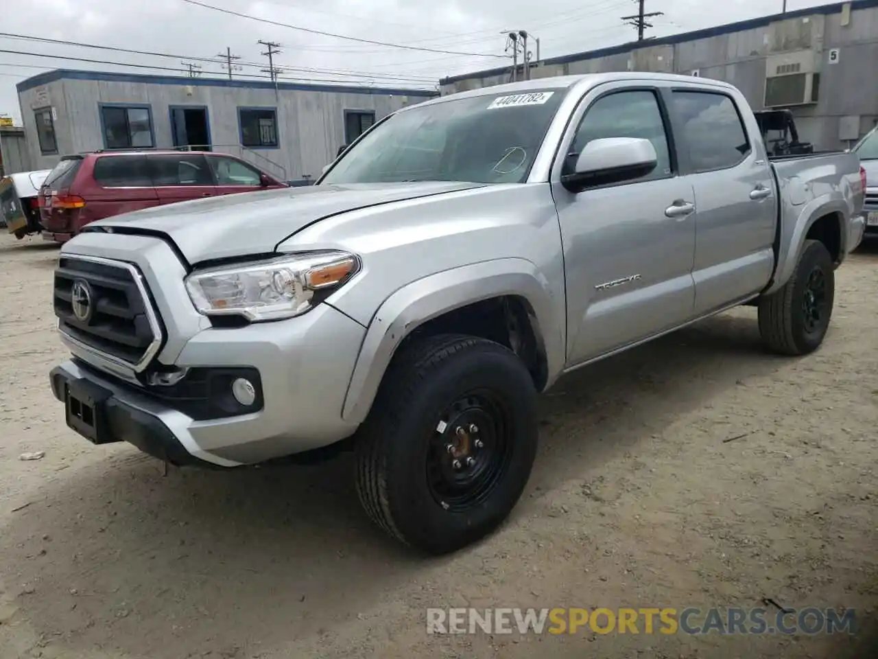 2 Photograph of a damaged car 3TMAZ5CN6NM171323 TOYOTA TACOMA 2022