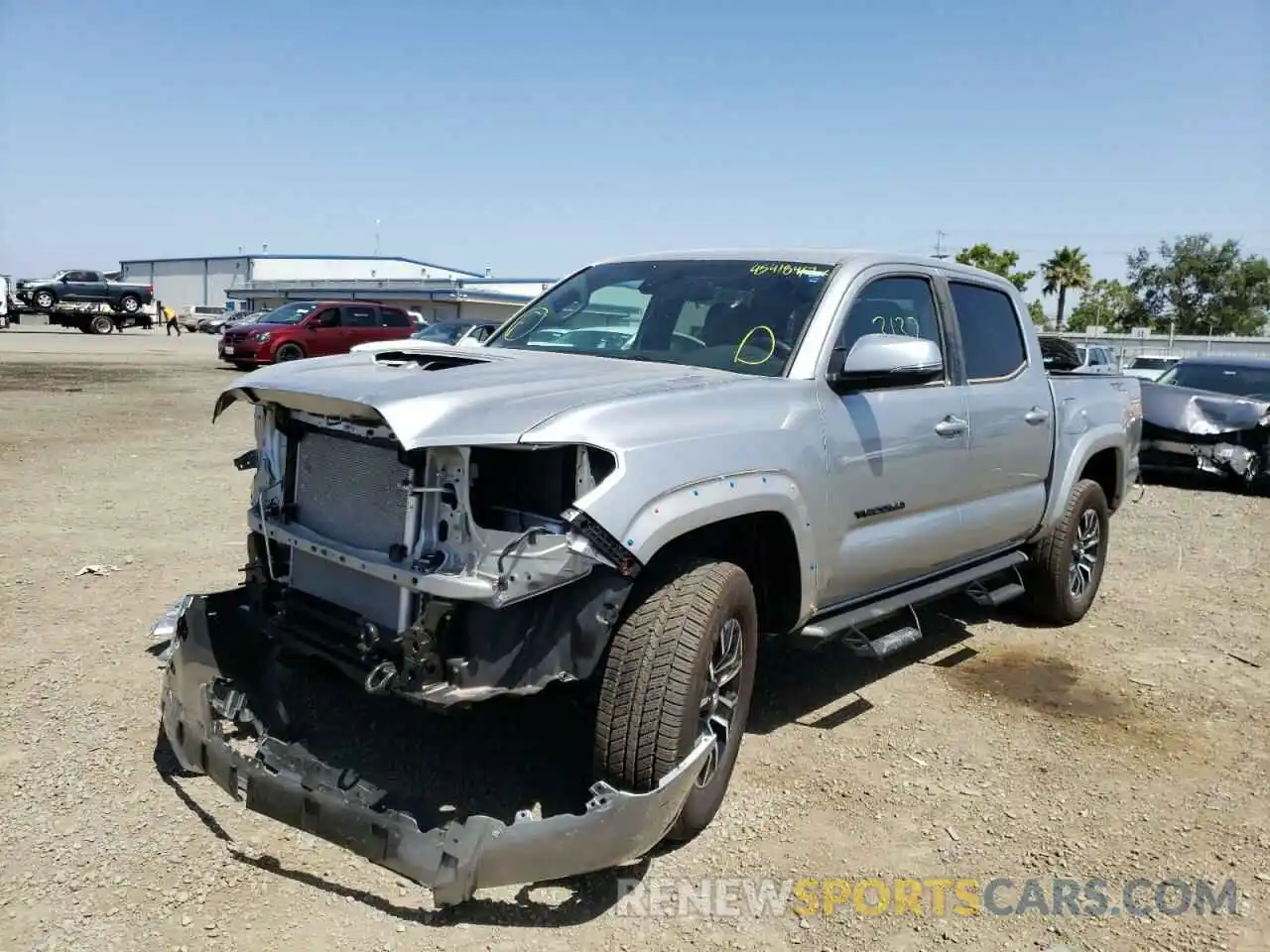 2 Photograph of a damaged car 3TMAZ5CN6NM172035 TOYOTA TACOMA 2022