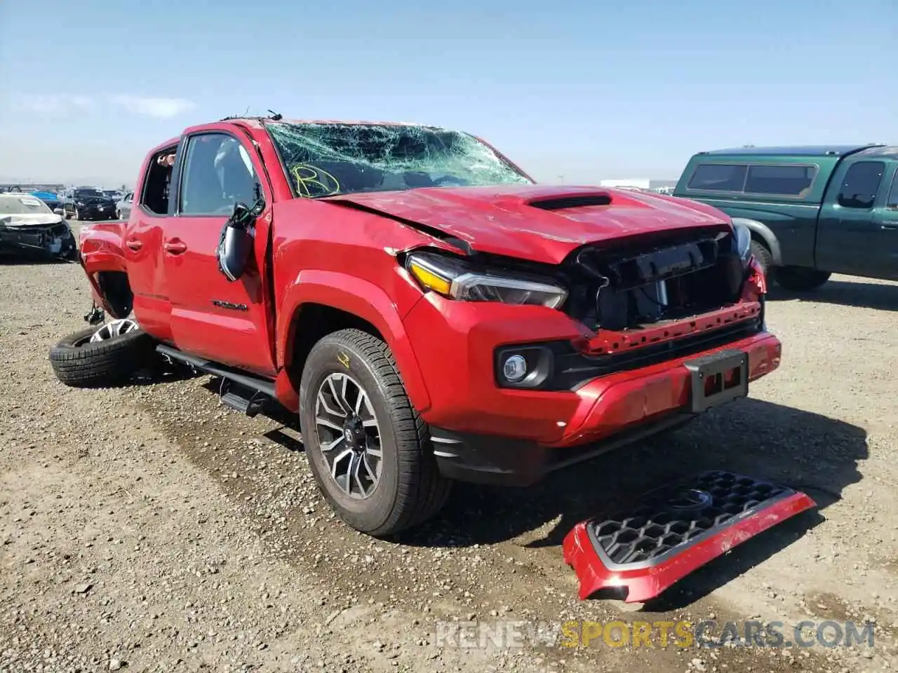 1 Photograph of a damaged car 3TMAZ5CN6NM181348 TOYOTA TACOMA 2022