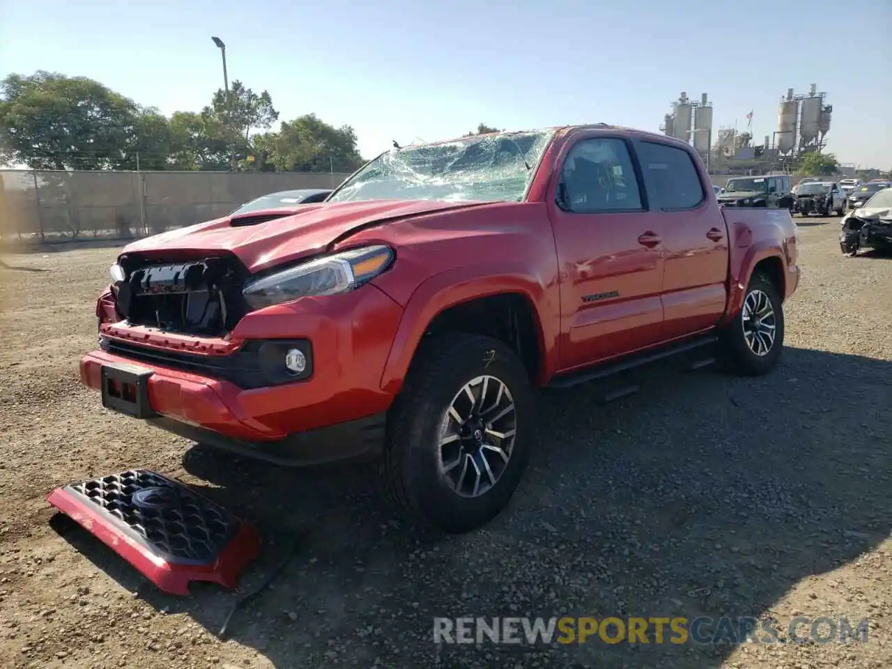 2 Photograph of a damaged car 3TMAZ5CN6NM181348 TOYOTA TACOMA 2022