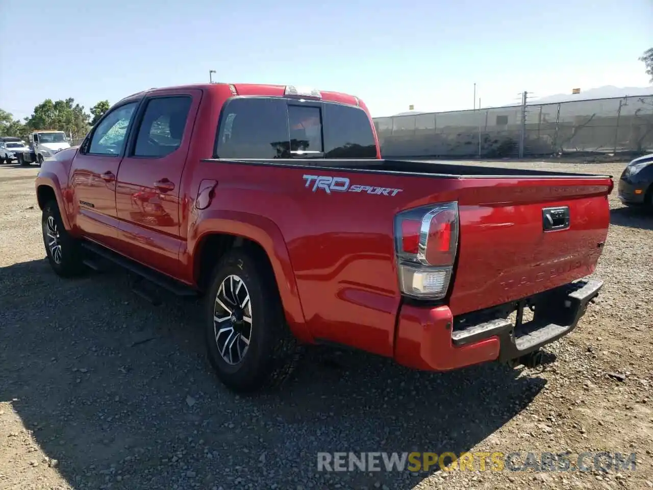 3 Photograph of a damaged car 3TMAZ5CN6NM181348 TOYOTA TACOMA 2022